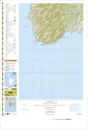 BR33 Ngawi Topographic Map by Land Information New Zealand (2012)