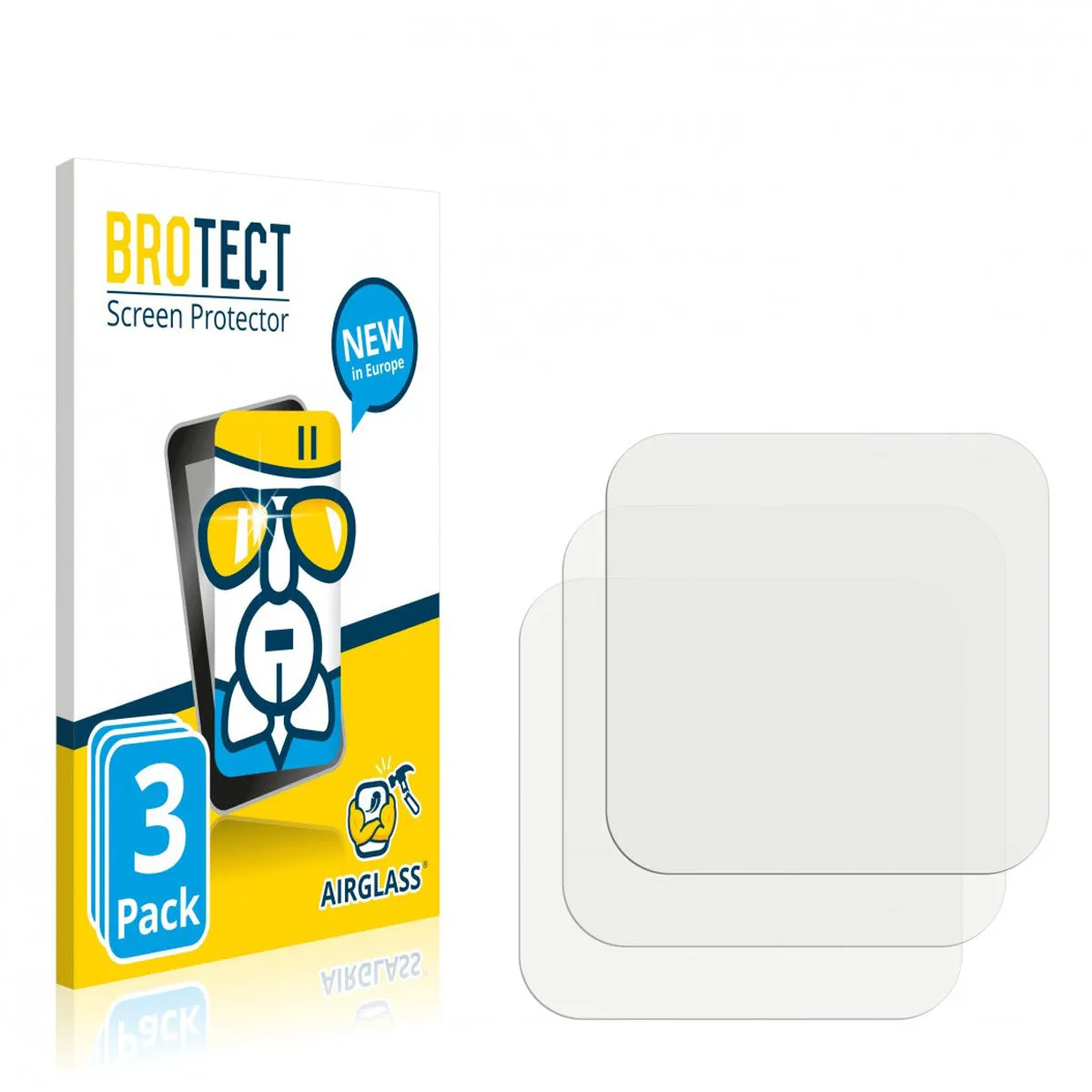 BROTECT AirGlass Screen Protector GoPro Hero 9 Black (Front Display) 3 Pack