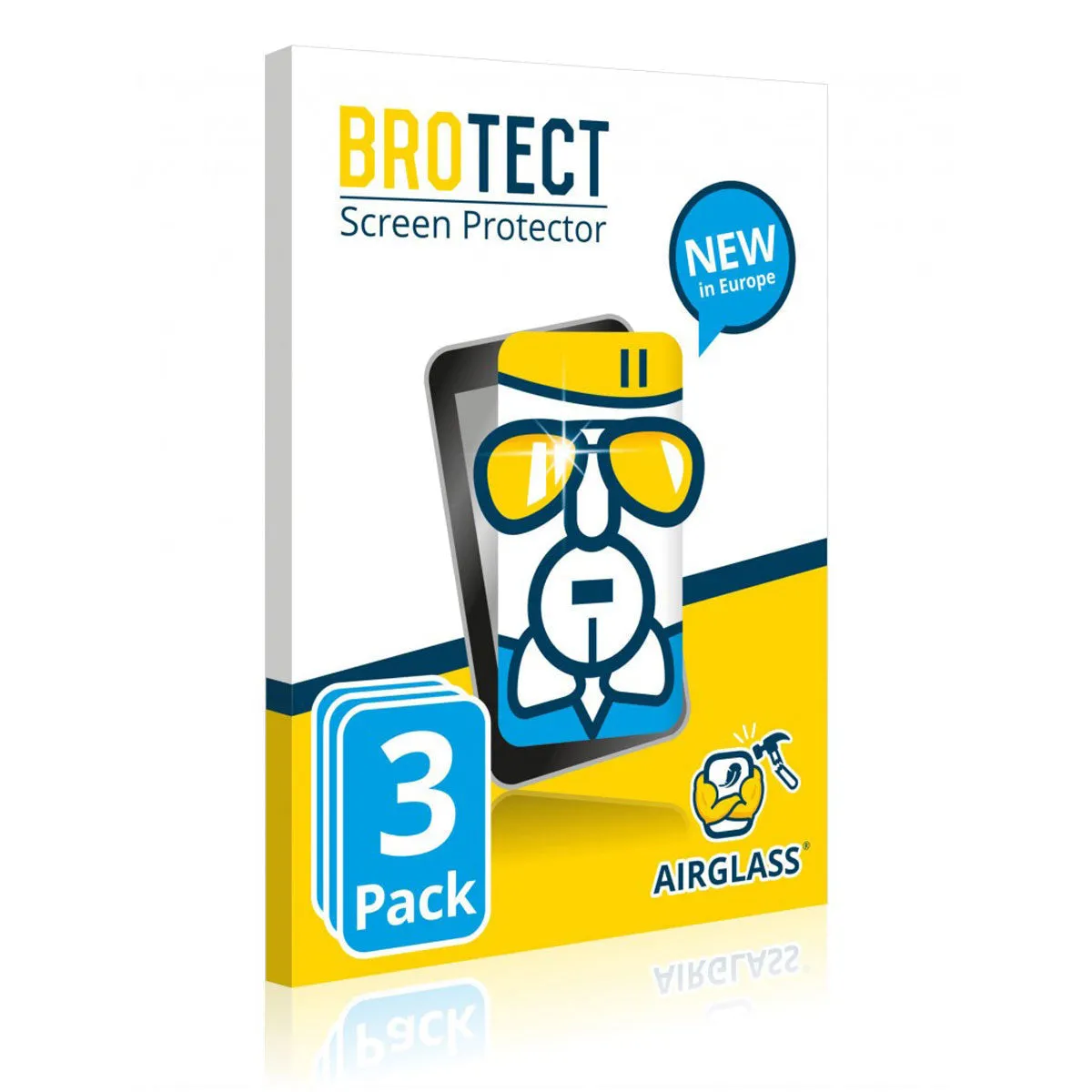 BROTECT AirGlass Screen Protector GoPro Hero 9 Black (Front Display) 3 Pack
