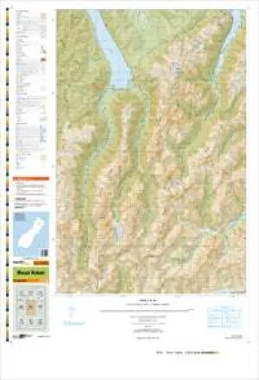 BS24 Mount Robert Topographic Map by Land Information New Zealand (2013)