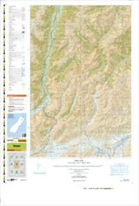BS25 Severn Topographic Map by Land Information New Zealand (2009)