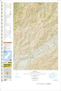 BS26 Mount Muller Topographic Map by Land Information New Zealand (2013)