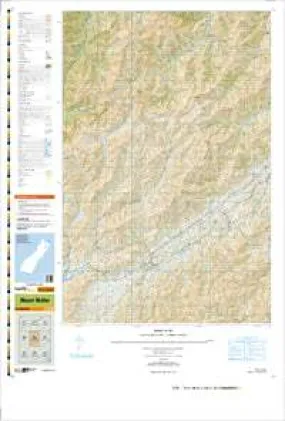 BS26 Mount Muller Topographic Map by Land Information New Zealand (2013)