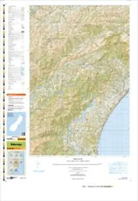 BS28 Kekerengu Topographic Map by Land Information New Zealand (2013)