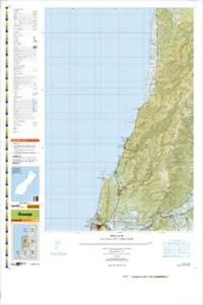 BT19 Runanga Topographic Map by Land Information New Zealand (2012)