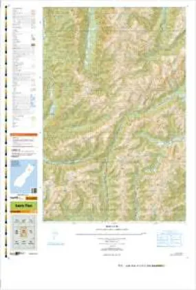 BT23 Lewis Pass Topographic Map by Land Information New Zealand (2011)