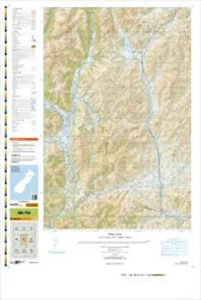 BT24 Ada Flat Topographic Map by Land Information New Zealand (2013)
