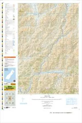 BT25 Mount Northampton Topographic Map by Land Information New Zealand (2010)