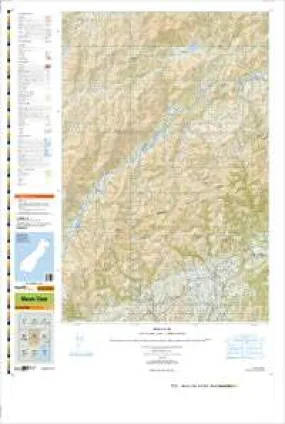 BT26 Mount Clear Topographic Map by Land Information New Zealand (2010)