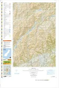 BT26 Mount Clear Topographic Map by Land Information New Zealand (2010)