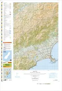 BT27 Kaikoura Topographic Map by Land Information New Zealand (2013)