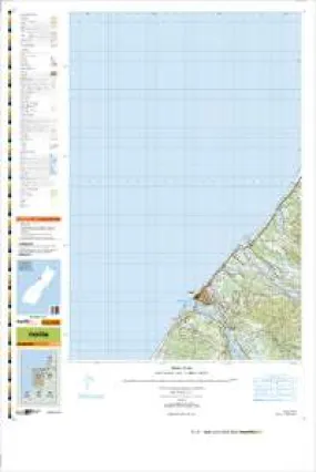 BU18 Hokitika Topographic Map by Land Information New Zealand (2012)