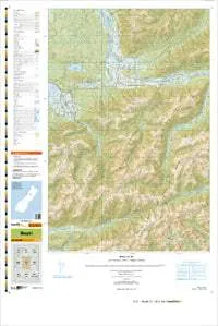 BU21 Haupiri Topographic Map by Land Information New Zealand (2010)