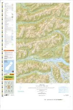 BU22 Lake Summer Topographic Map by Land Information New Zealand (2010)