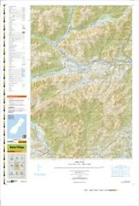 BU23 Boyle Village Topographic Map by Land Information New Zealand (2013)