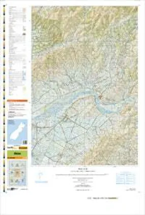 BU25 Waiau Topographic Map by Land Information New Zealand (2009)