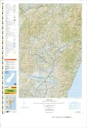 BU26 Parnassus Topographic Map by Land Information New Zealand (2013)
