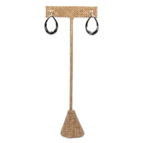 Burlap Single Piece Earring T-Shape Display