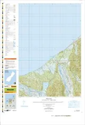 BV17 Kakapotahi Topographic Map by Land Information New Zealand (2009)