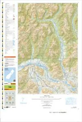 BV21 Cass Topographic Map by Land Information New Zealand (2011)