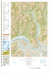 BV21 Cass Topographic Map by Land Information New Zealand (2011)