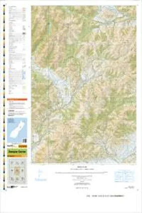 BV22 Dampier Corner Topographic Map by Land Information New Zealand (2011)