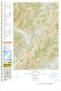 BV22 Dampier Corner Topographic Map by Land Information New Zealand (2011)