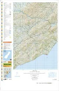 BV25 Motunau Beach Topographic Map by Land Information New Zealand (2009)