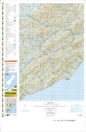 BV25 Motunau Beach Topographic Map by Land Information New Zealand (2009)