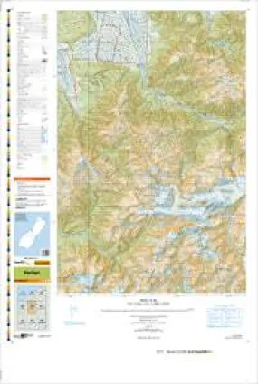 BW17 Harihari Topographic Map by Land Information (2013)