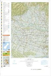 BW23 Cust Topographic Map by Land Information New Zealand (2012)