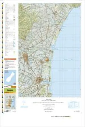 BW24 Rangiora Topographic Map by Land Information New Zealand (2009)
