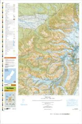 BX15 Fox Glacier Topographic Map by Land Information New Zealand (2012)