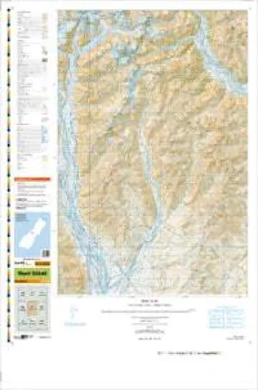 BX17 Mount Sibbald Topographic Map by Land Information New Zealand (2013)
