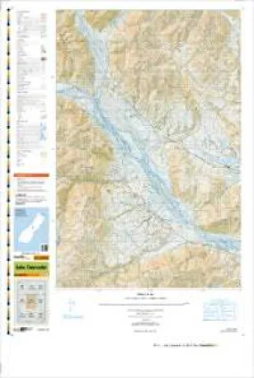 BX18 Lake Clearwater Topographic Map by Land Information New Zealand (2013)