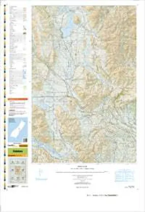 BX19 Hakatere Topographic Map by Land Information New Zealand (2013)