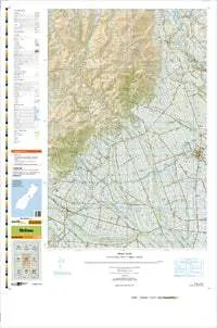 BX20 Methven Topographic Map by Land Information New Zealand (2013)