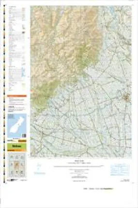 BX20 Methven Topographic Map by Land Information New Zealand (2013)