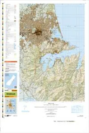 BX24 Christchurch Topographic Map by Land Information New Zealand (2011)