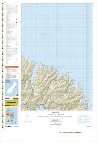 BX25 Duvauchelle Topographic Map by Land Information New Zealand (2009)