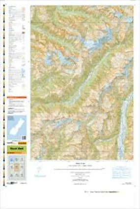 BY14 Mount Ward Topographic Map by Land Information New Zealand (2012)
