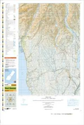 BY16 Mount Stevenson Topographic Map by Land Information New Zealand (2013)