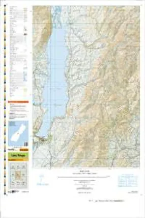 BY17 Lake Tekapo Topographic Map by Land Information New Zealand (2013)