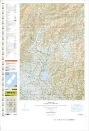 BY18 Ashwick Flat Topographic Map by Land Information New Zealand (2013)