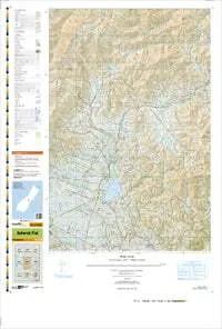 BY18 Ashwick Flat Topographic Map by Land Information New Zealand (2013)