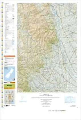 BY19 Arundel Topographic Map by Land Information New Zealand (2013)