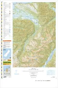 BZ10 Cascade Plateau Topographic Map by Land Information New Zealand (2013)