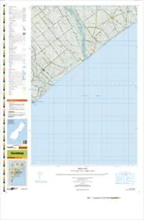 BZ20 Clandeboye Topographic Map by Land Information New Zealand (2013)