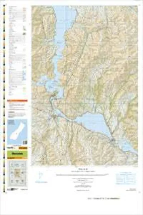 CA16 Otematata Topographic Map by Land Information New Zealand (2013)