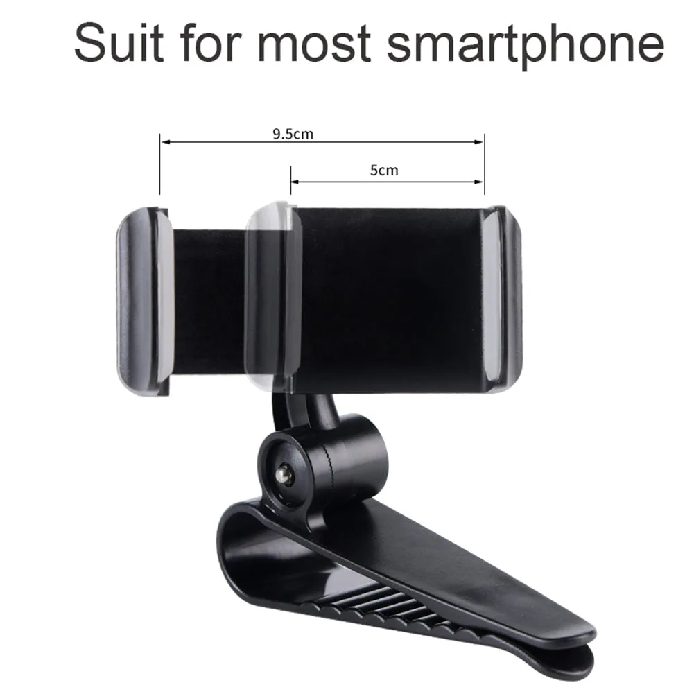 Car Clip Sun Visor Cell Phone Holder Mount Creative Fashion